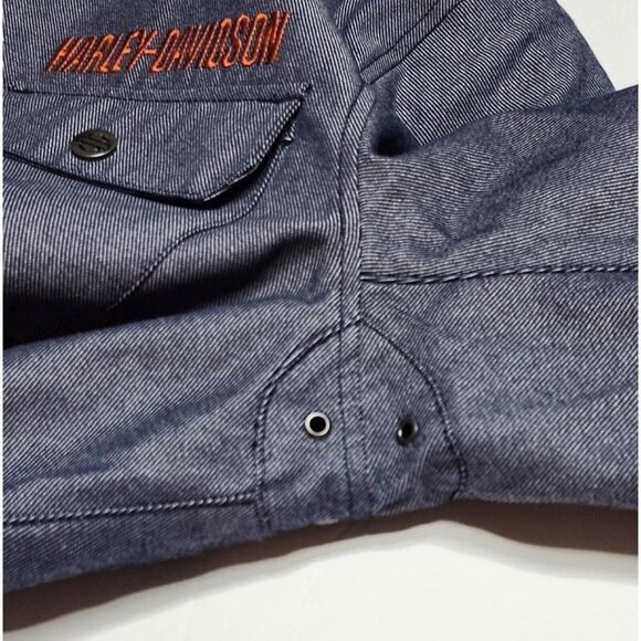 Harley-Davidson Men's Operative Riding Shirt Jacket - Peacoat - Picture 7 of 12